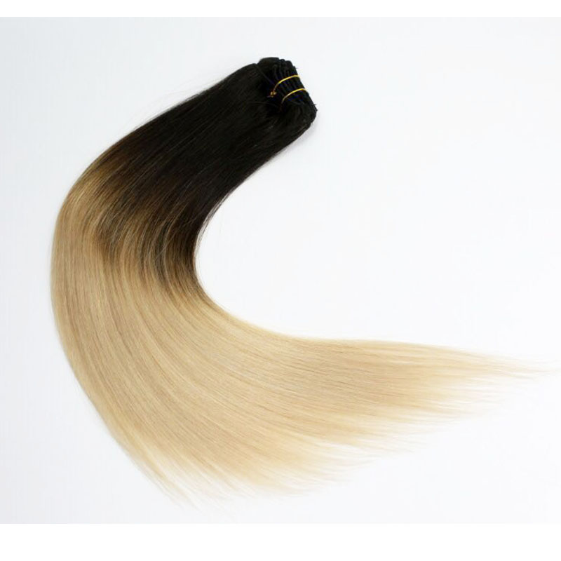 Tape in Hair Extensions Human Hair  Dyed ombre two tone Color 100 gram Per Package  YL310